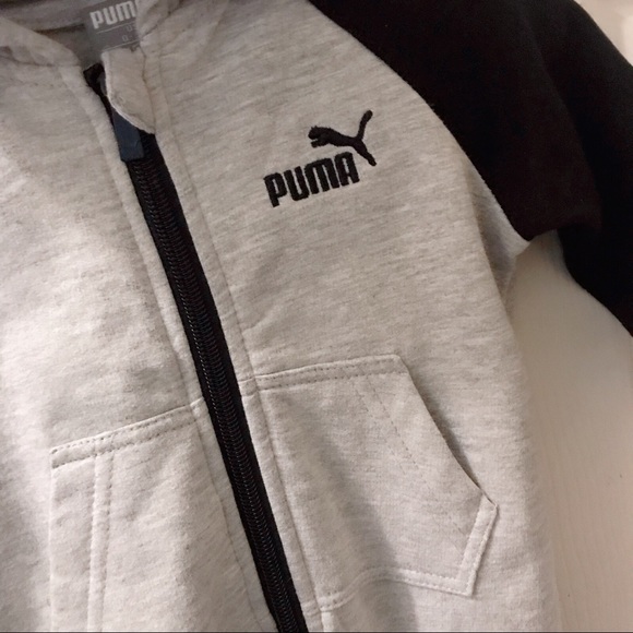 Infant PUMA Onesie Zip-Up Hoodie - Picture 4 of 6